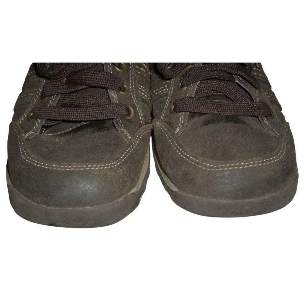 Skechers Sneakers Vintage y2k Brown Leather Chunky Utility Trail Lug Oxford 90's